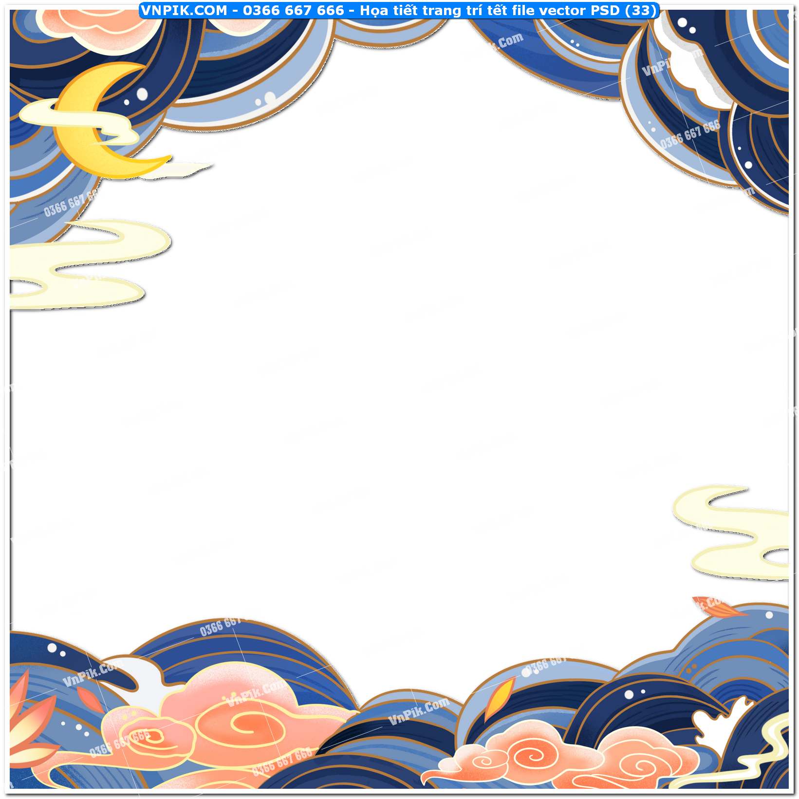 Họa tiết trang trí tết file vector PSD4 (33)