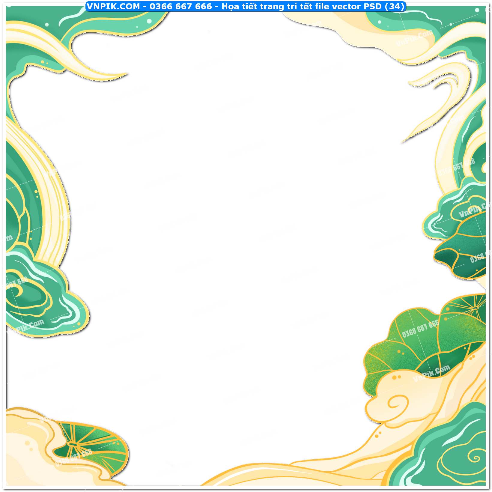 Họa tiết trang trí tết file vector PSD4 (34)