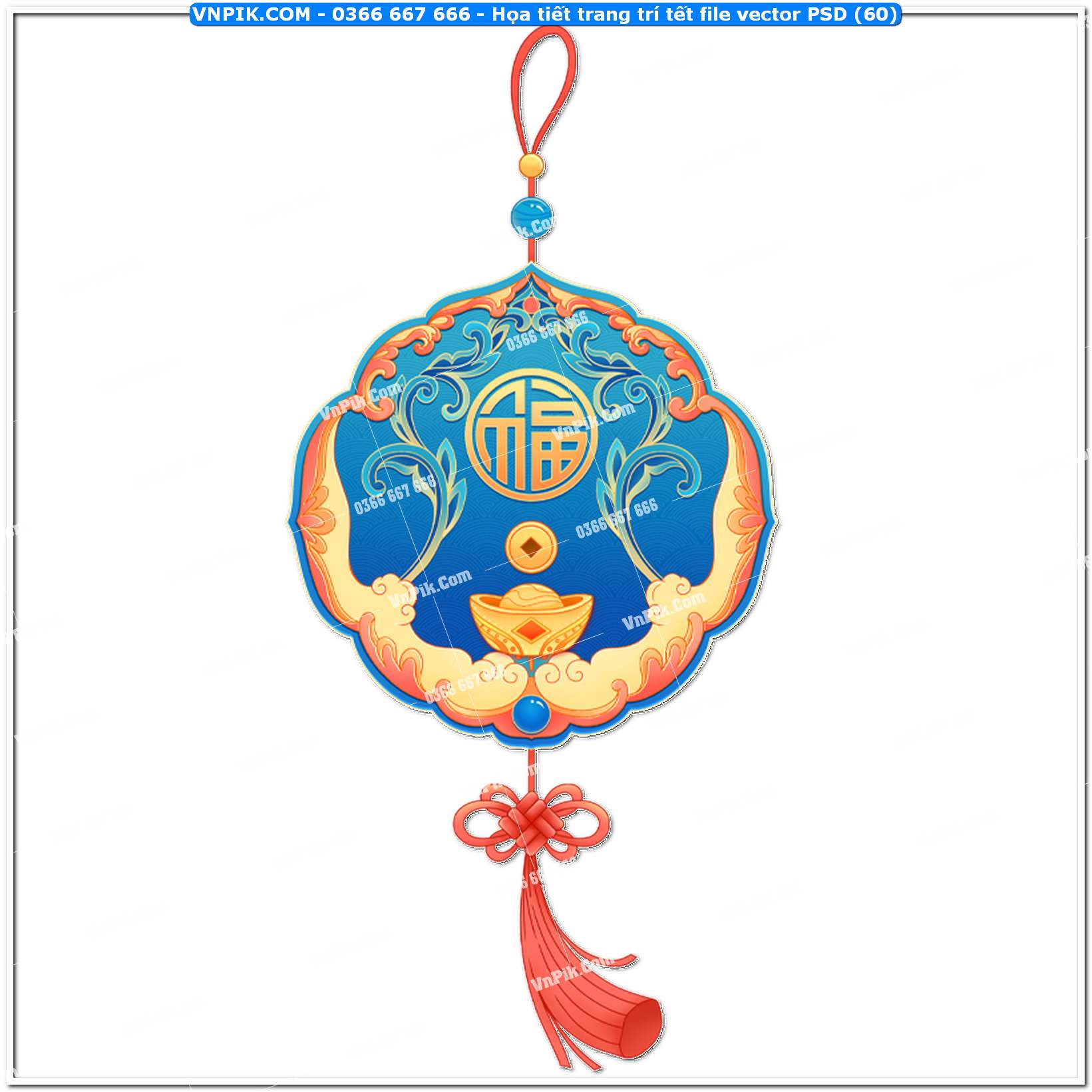 Họa tiết trang trí tết file vector PSD4 (60)