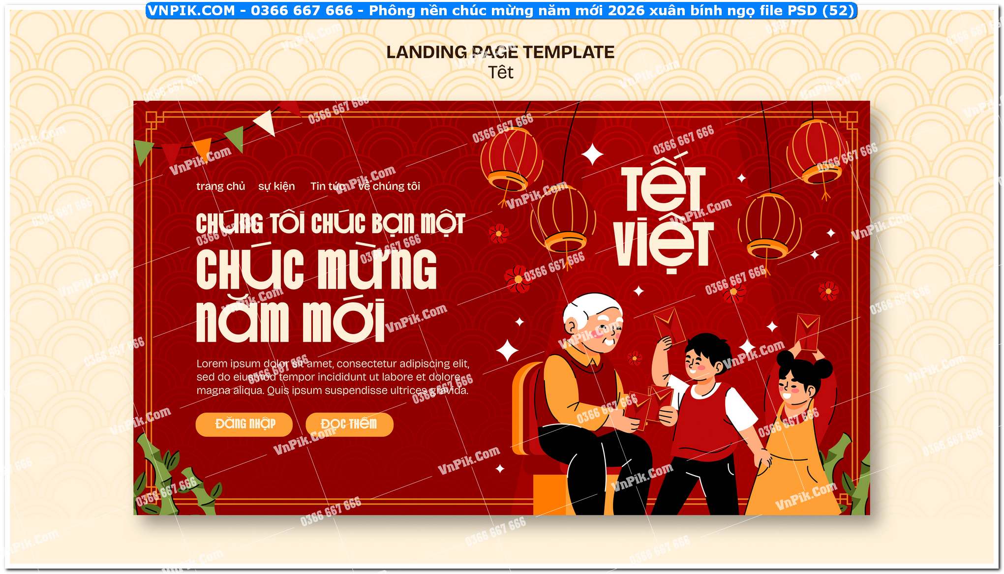 Phông nền chúc mừng năm mới 2026 xuân bính ngọ file PSD (52)