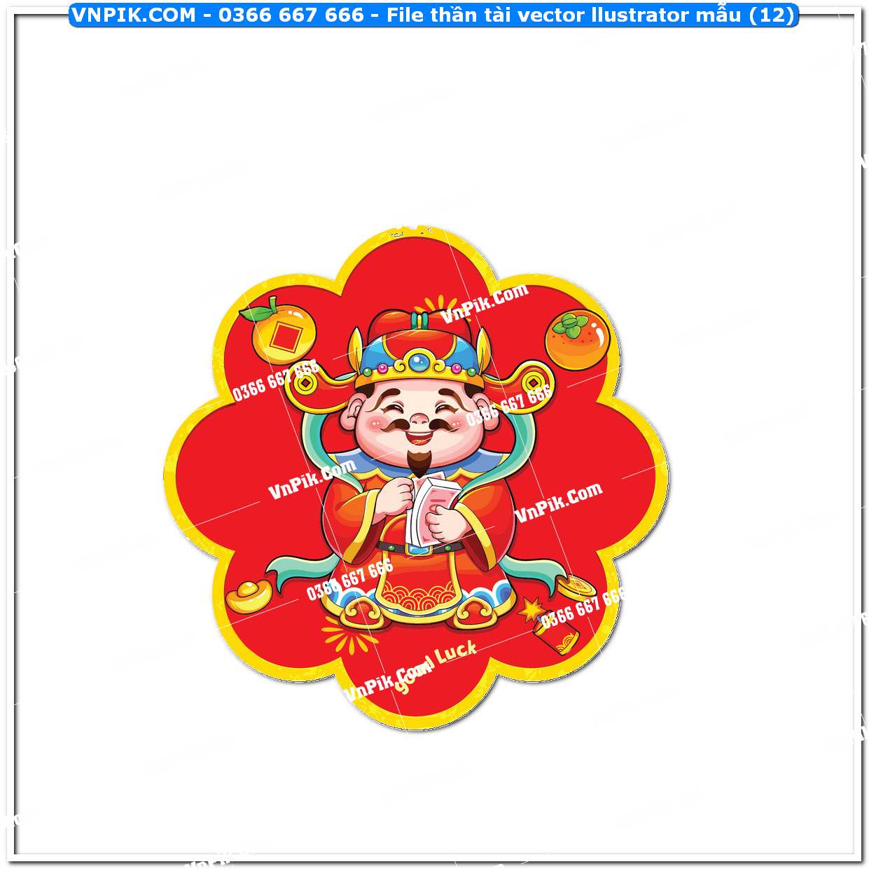 File thần tài vector llustrator mẫu (12)