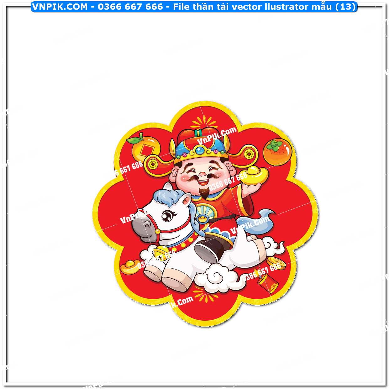 File thần tài vector llustrator mẫu (13)