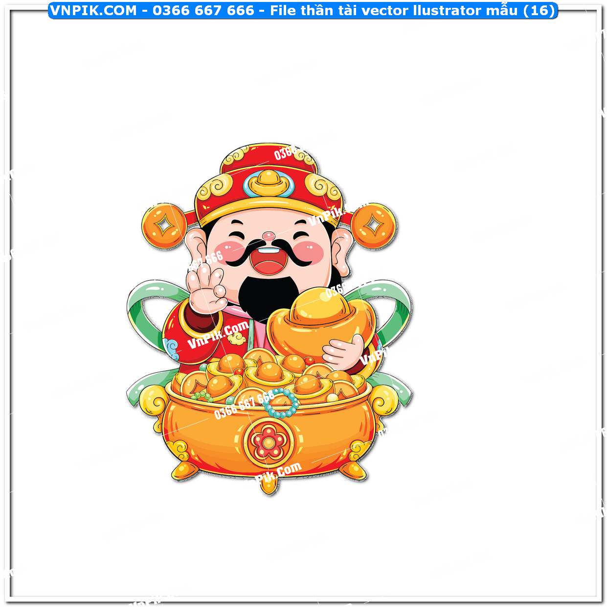 File thần tài vector llustrator mẫu (16)