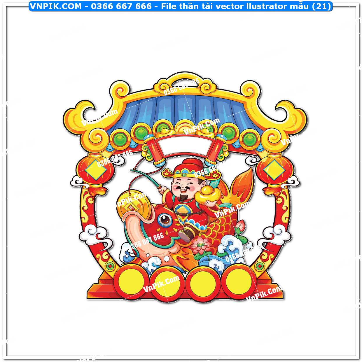 File thần tài vector llustrator mẫu (21)