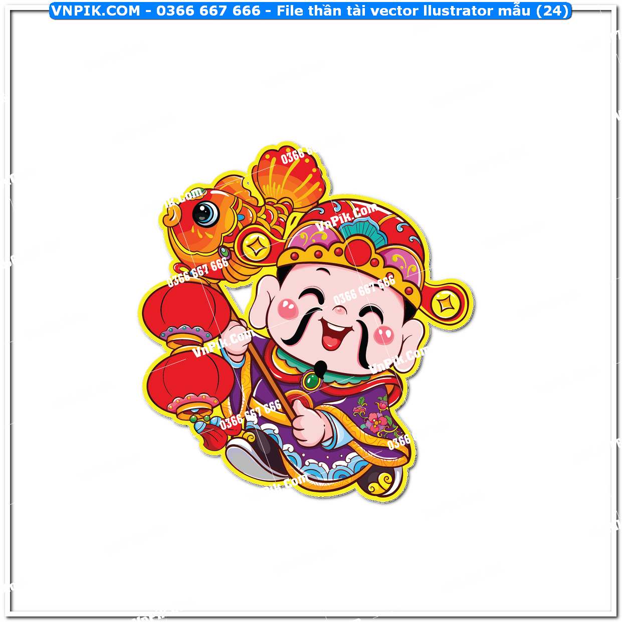 File thần tài vector llustrator mẫu (24)