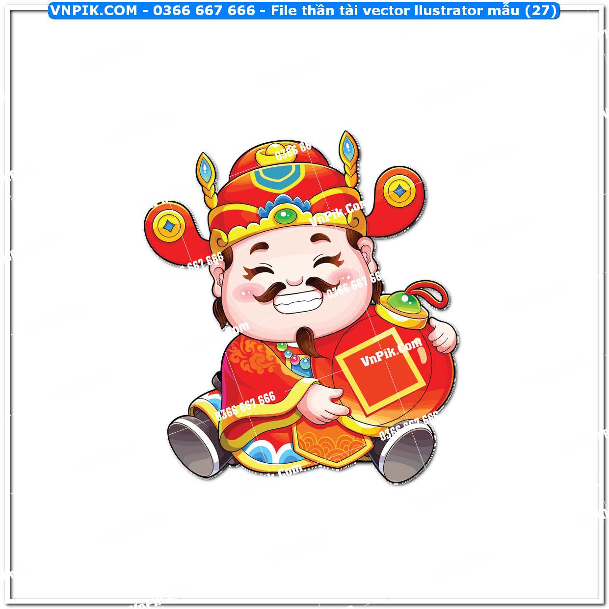 File thần tài vector llustrator mẫu (27)