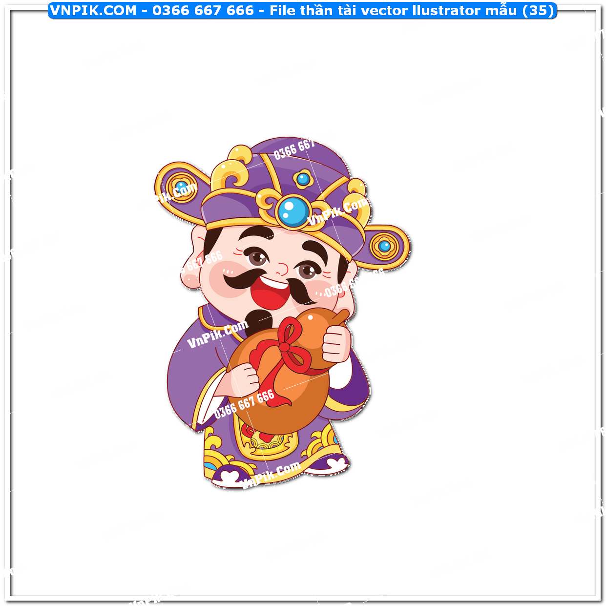 File thần tài vector llustrator mẫu (36)