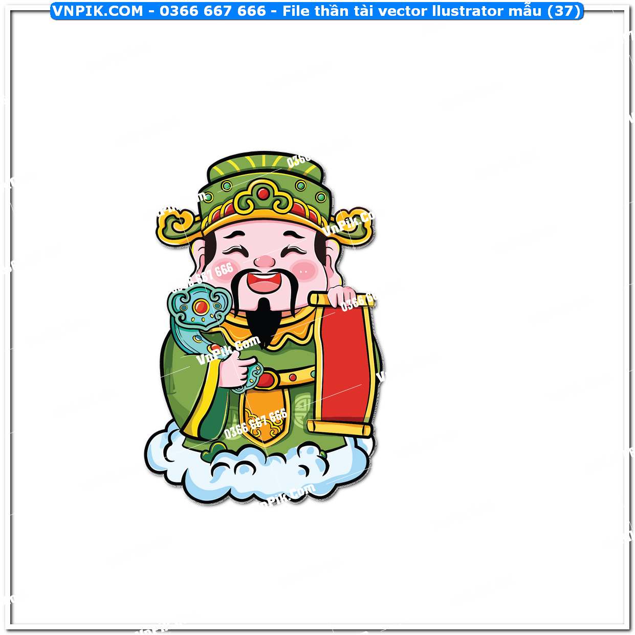 File thần tài vector llustrator mẫu (37)