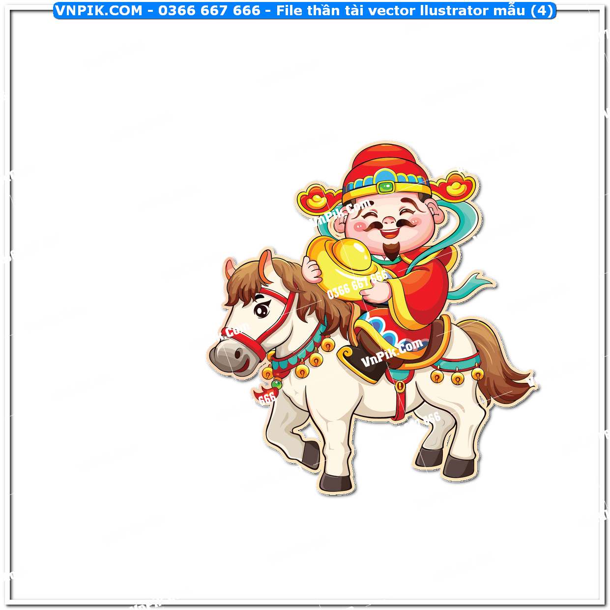 File thần tài vector llustrator mẫu (4)