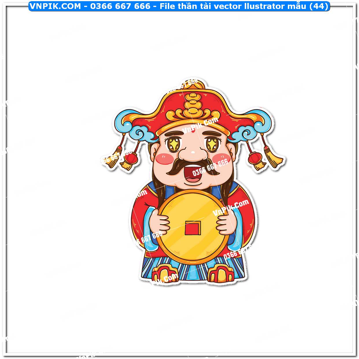 File thần tài vector llustrator mẫu (44)