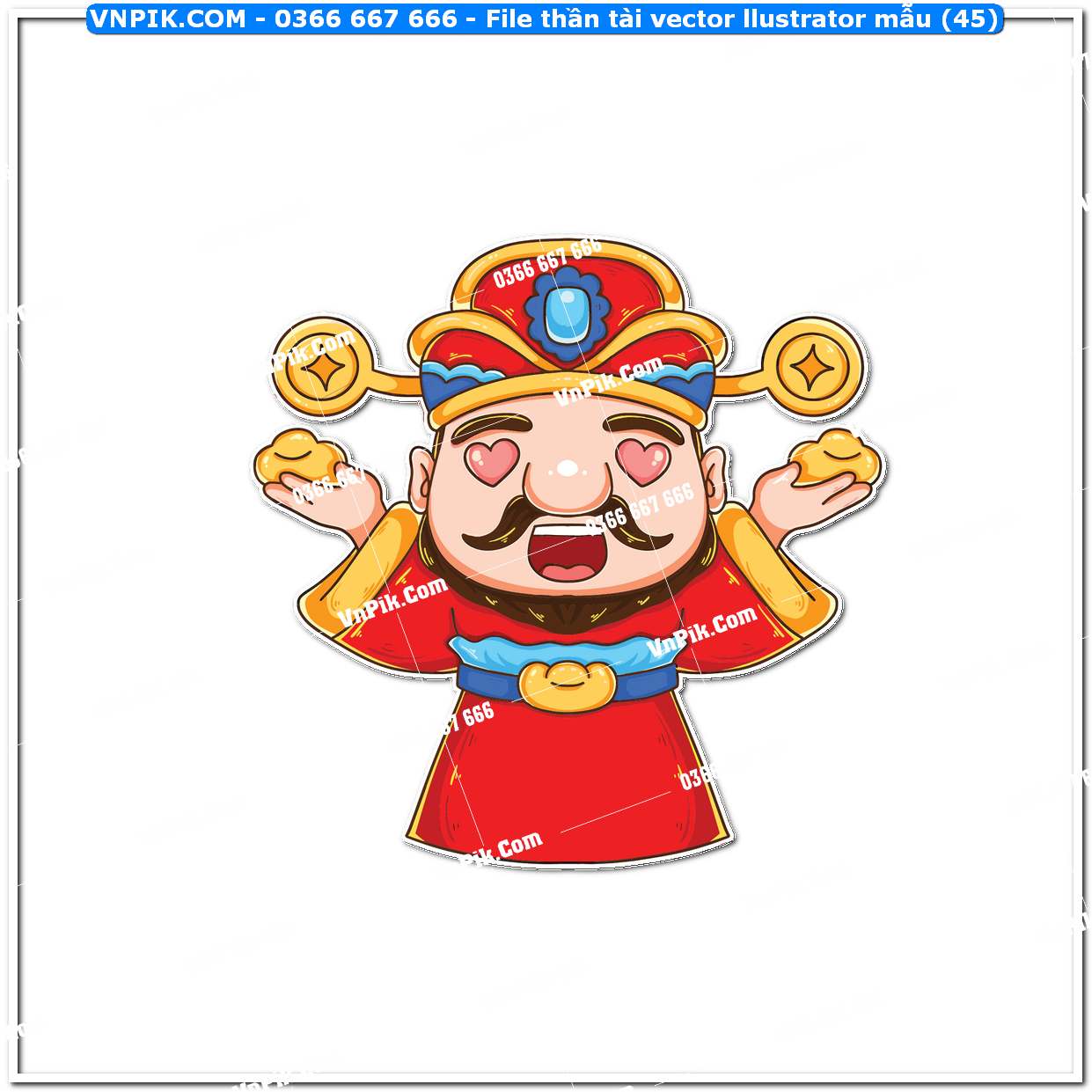 File thần tài vector llustrator mẫu (45)