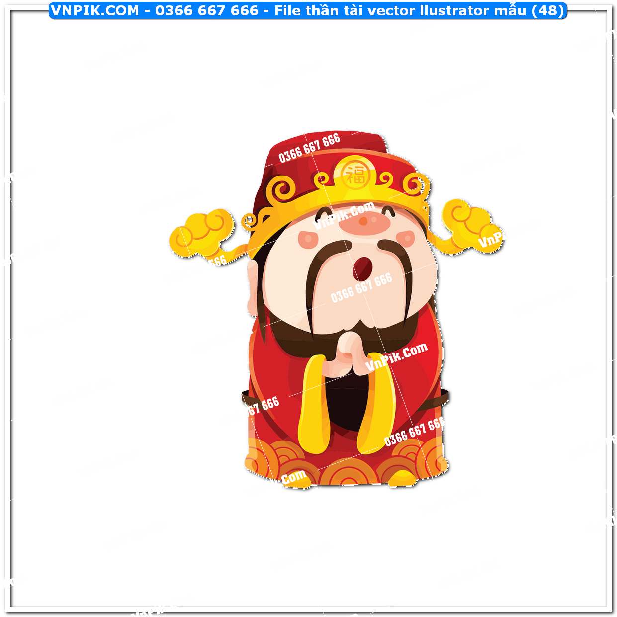 File thần tài vector llustrator mẫu (48)