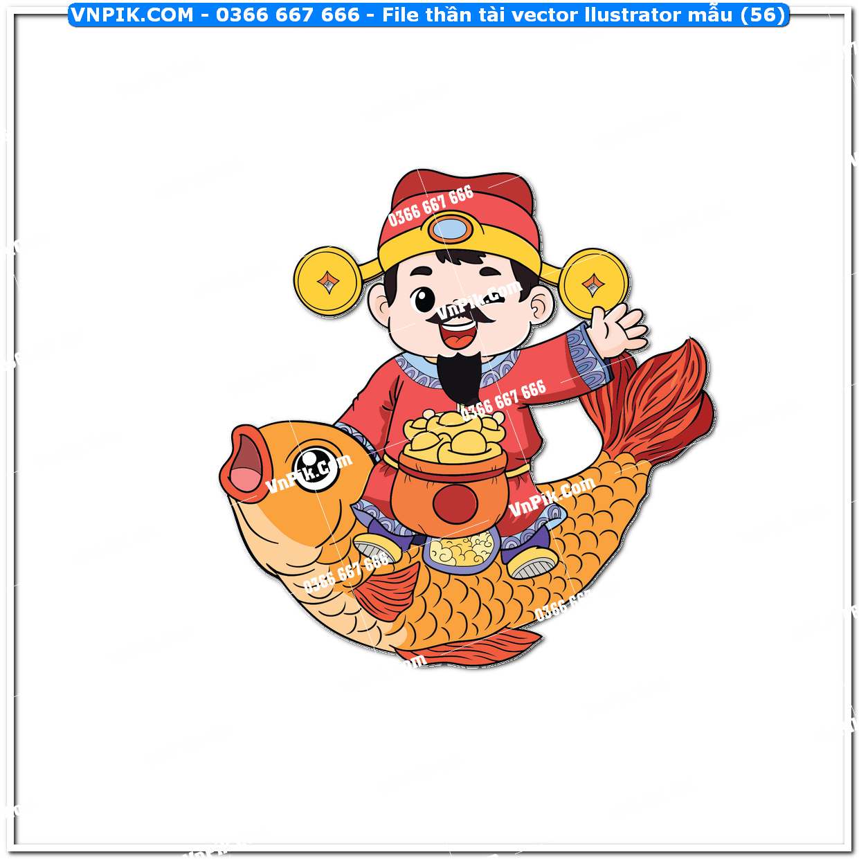 File thần tài vector llustrator mẫu (56)