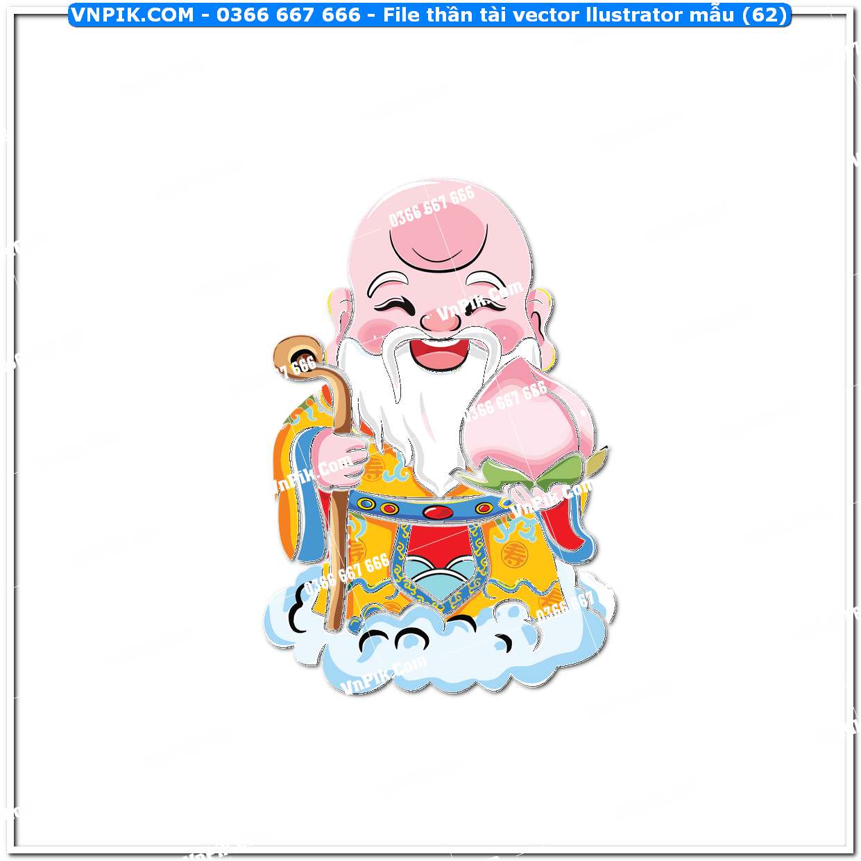 File thần tài vector llustrator mẫu (62)