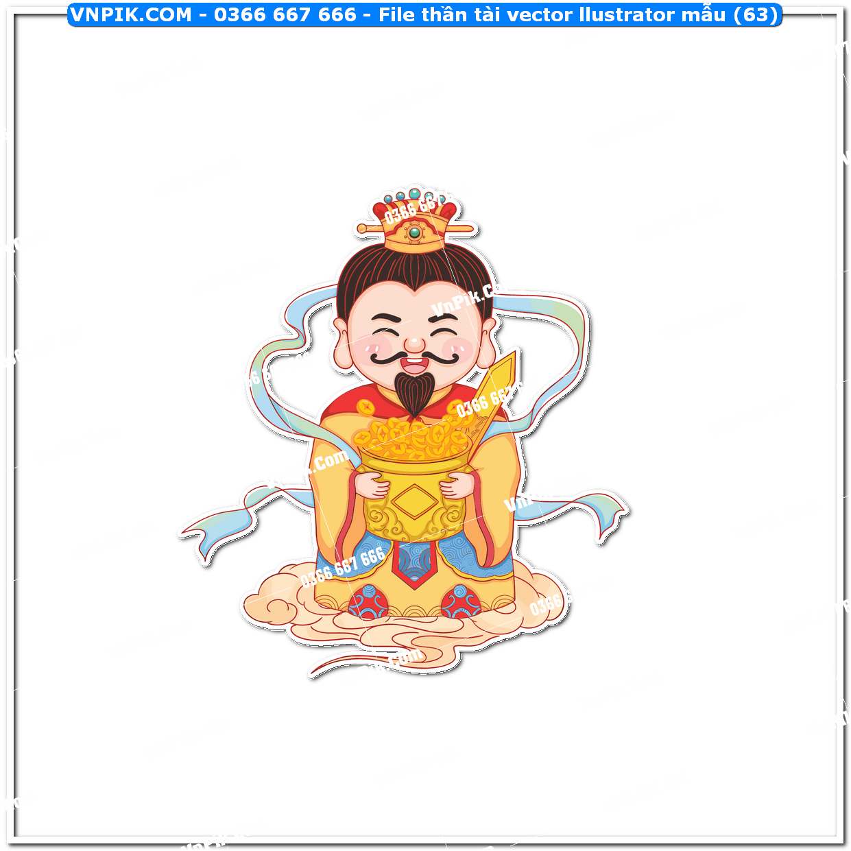 File thần tài vector llustrator mẫu (63)