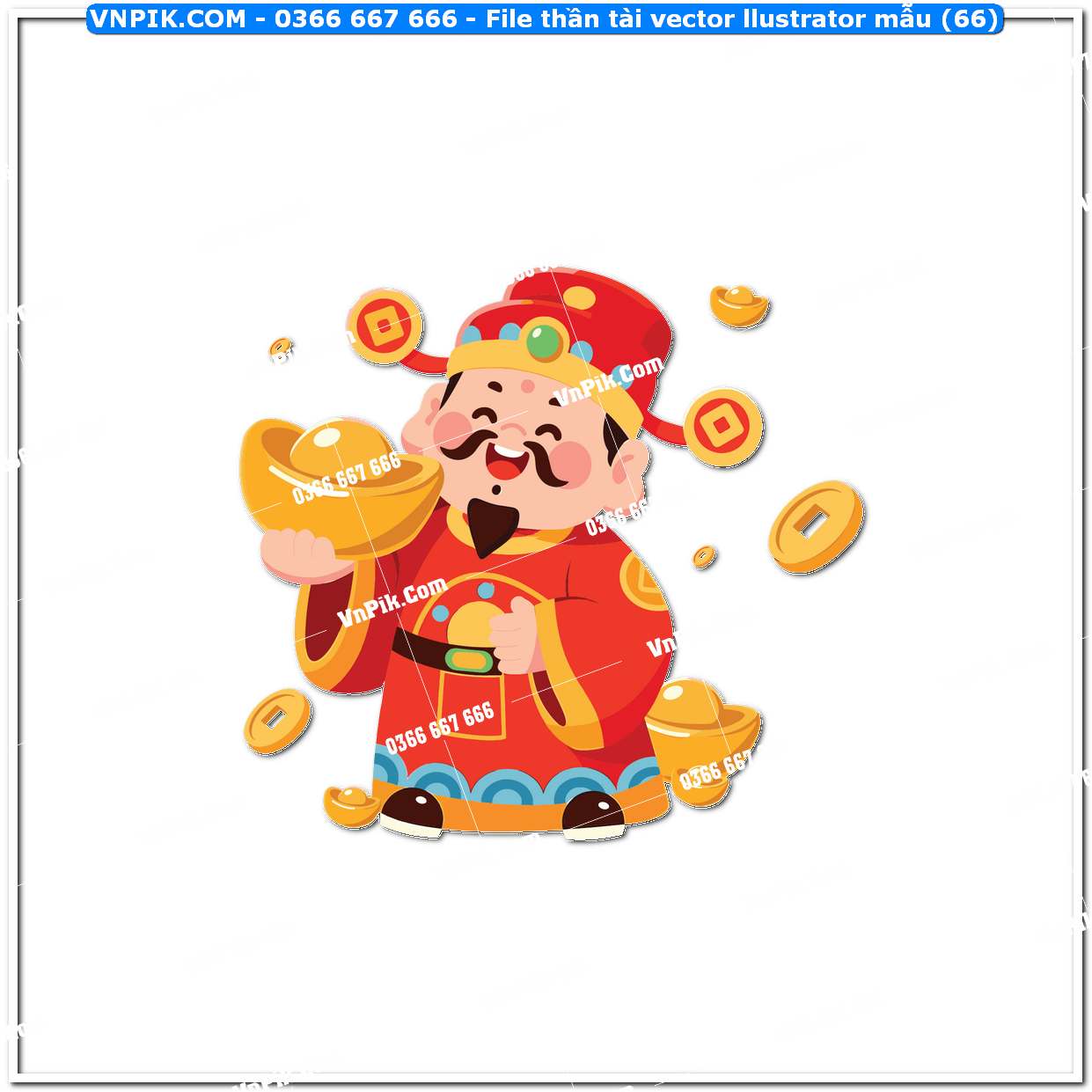 File thần tài vector llustrator mẫu (66)