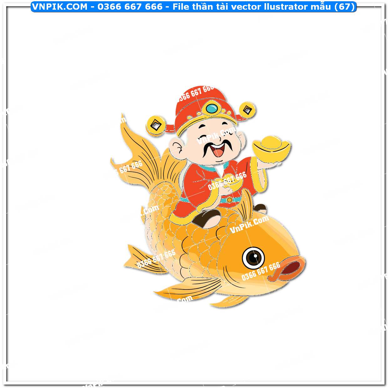 File thần tài vector llustrator mẫu (67)