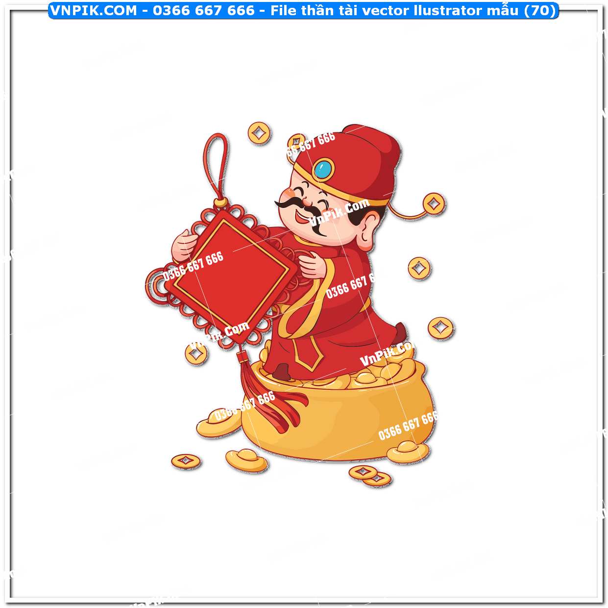 File thần tài vector llustrator mẫu (70)