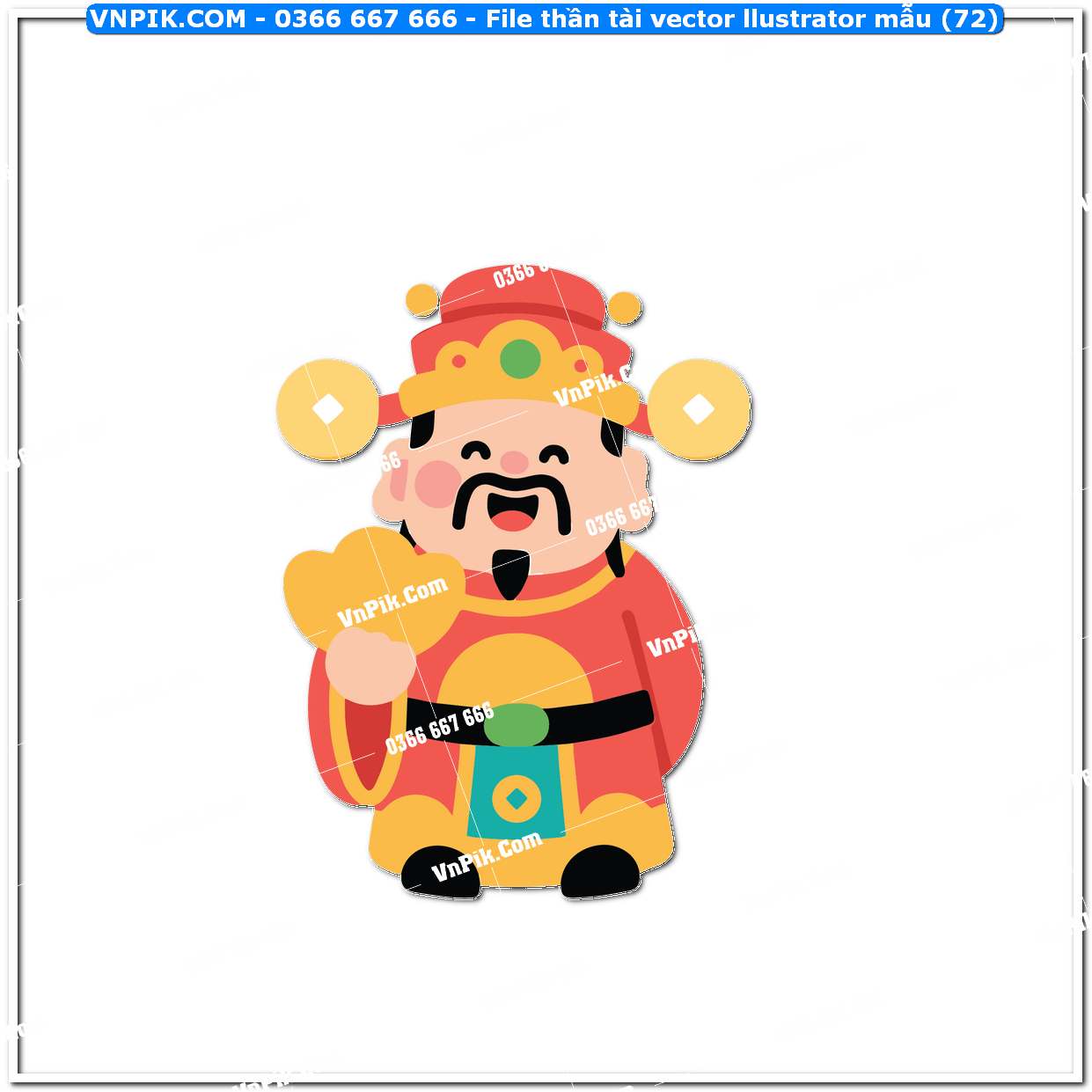 File thần tài vector llustrator mẫu (72)