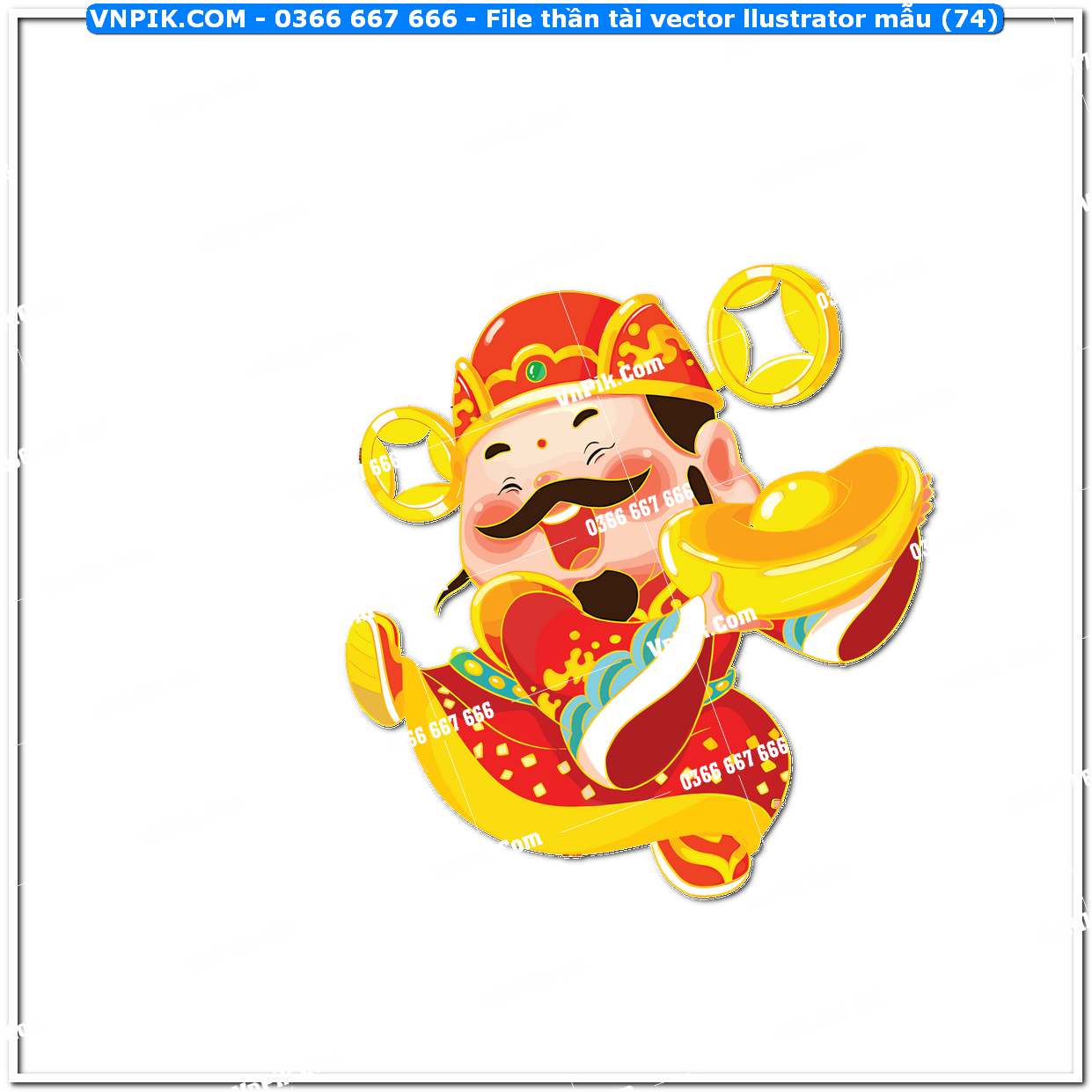 File thần tài vector llustrator mẫu (74)