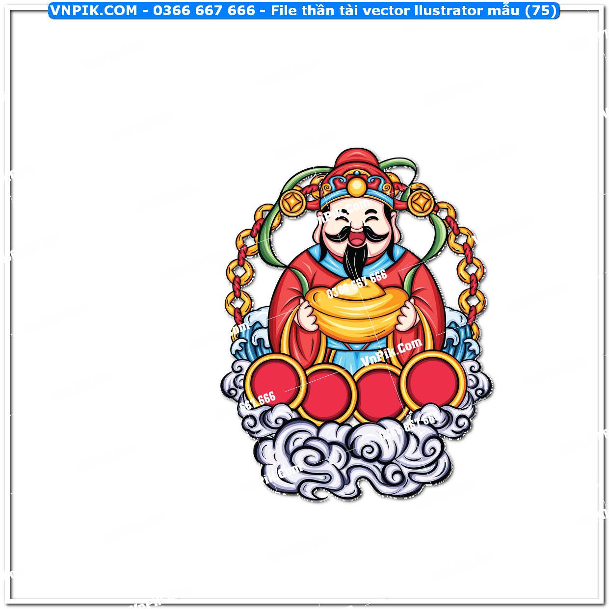 File thần tài vector llustrator mẫu (75)