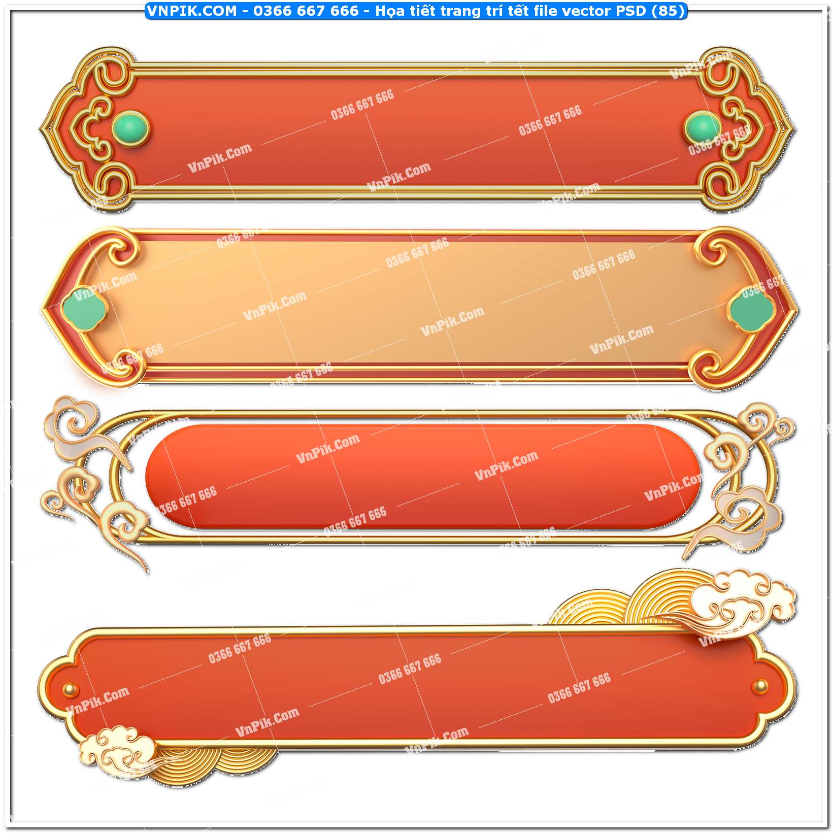 Họa tiết trang trí tết file vector PSD (85)