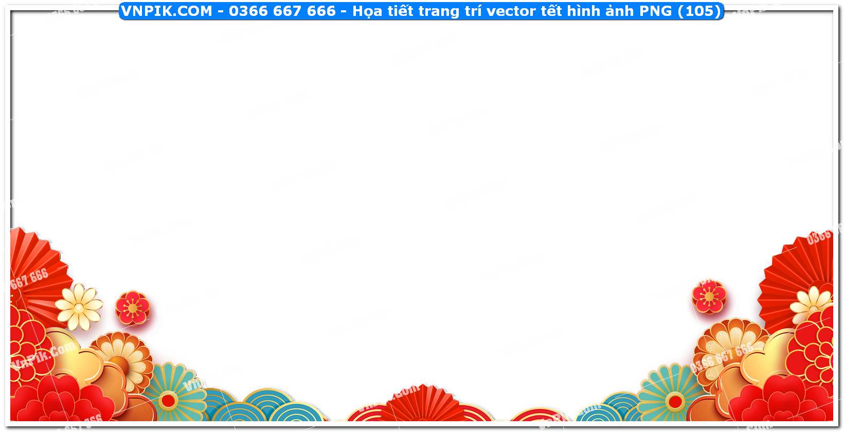 Họa tiết trang trí vector tết hình ảnh PNG (105)