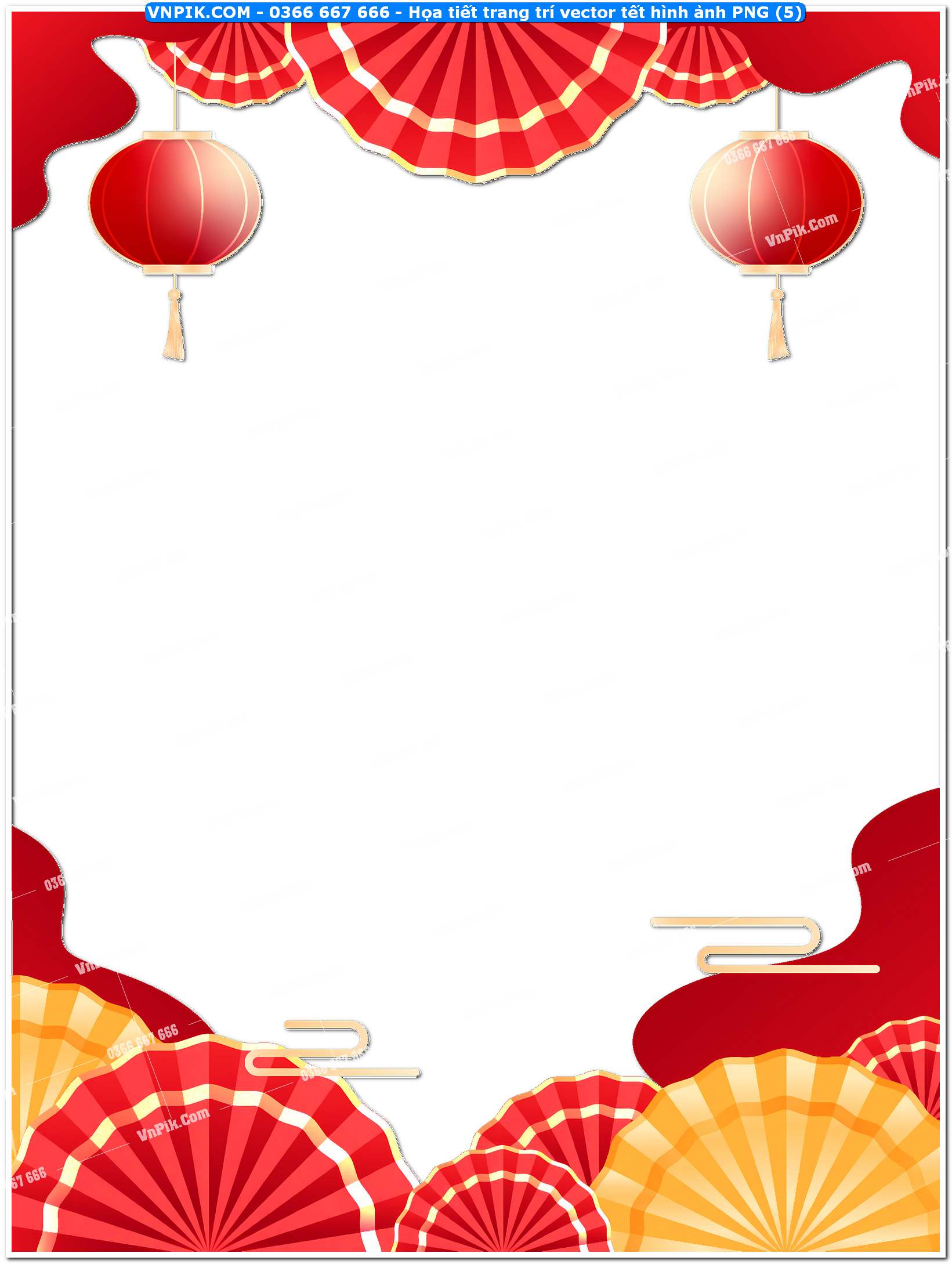 Họa tiết trang trí vector tết hình ảnh PNG (5)