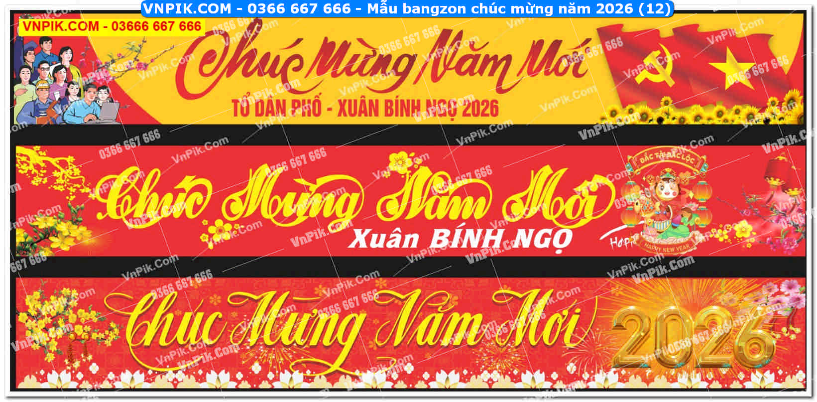 Mẫu bangzon chúc mừng năm 2026 (12)