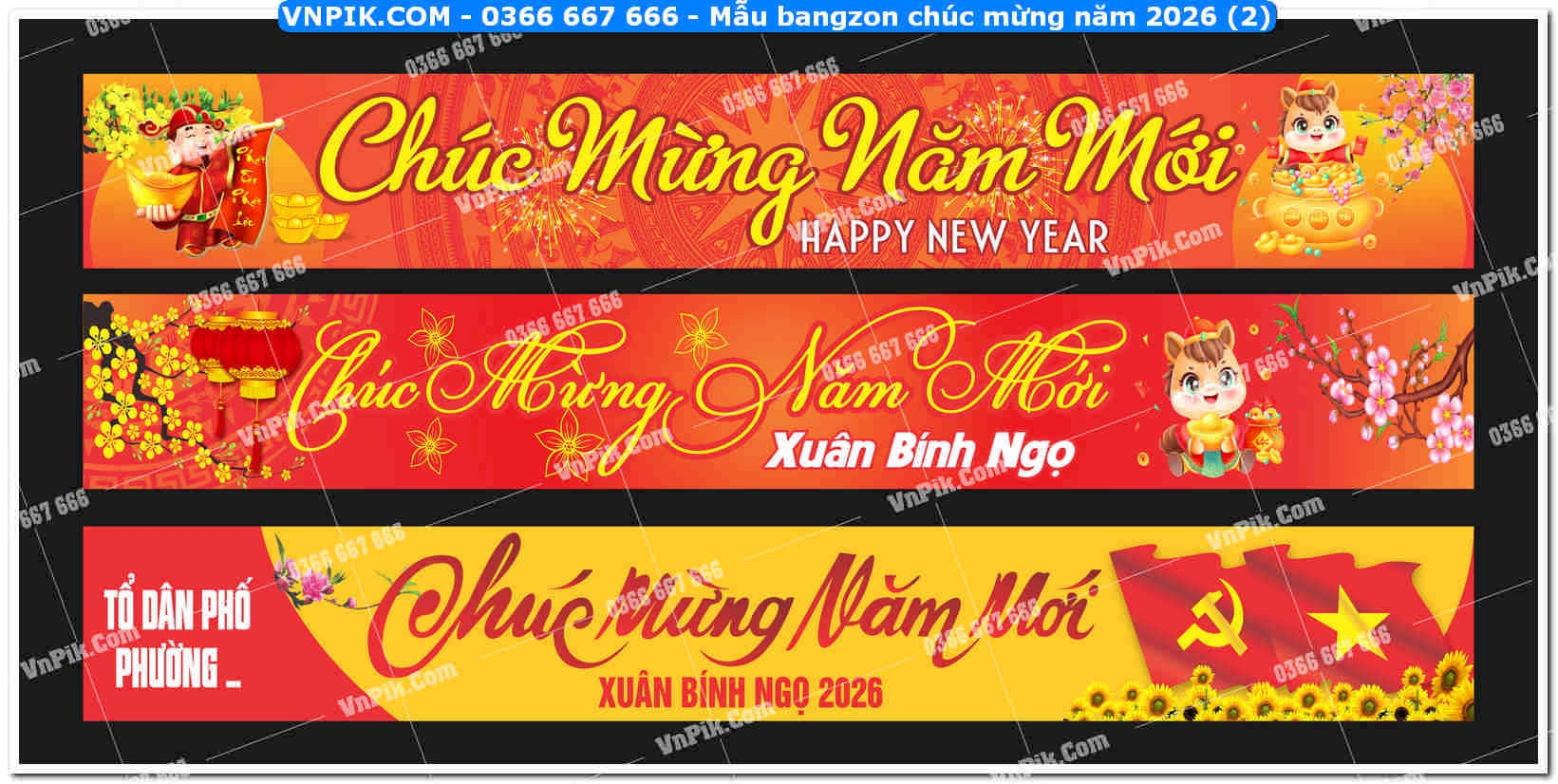 Mẫu bangzon chúc mừng năm 2026 (2)
