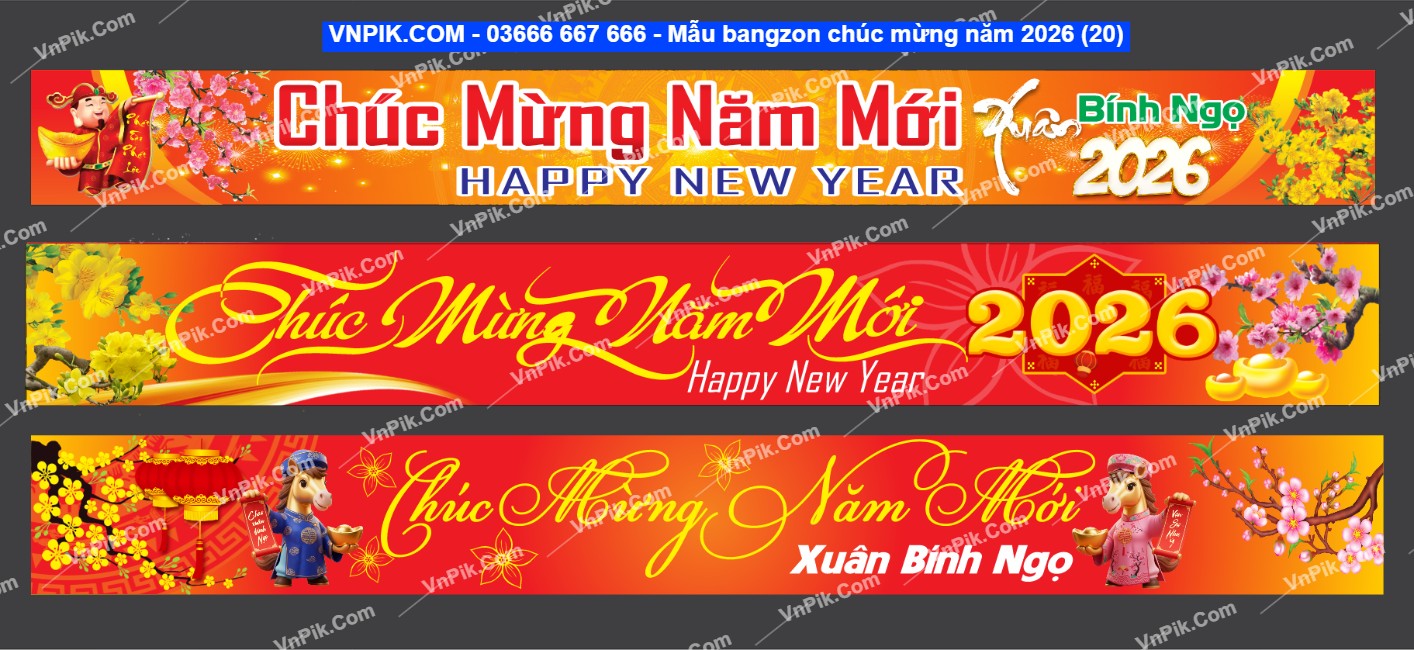 Mẫu bangzon chúc mừng năm 2026 (20)