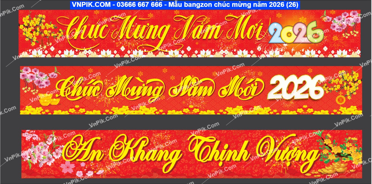 Mẫu bangzon chúc mừng năm 2026 (26)