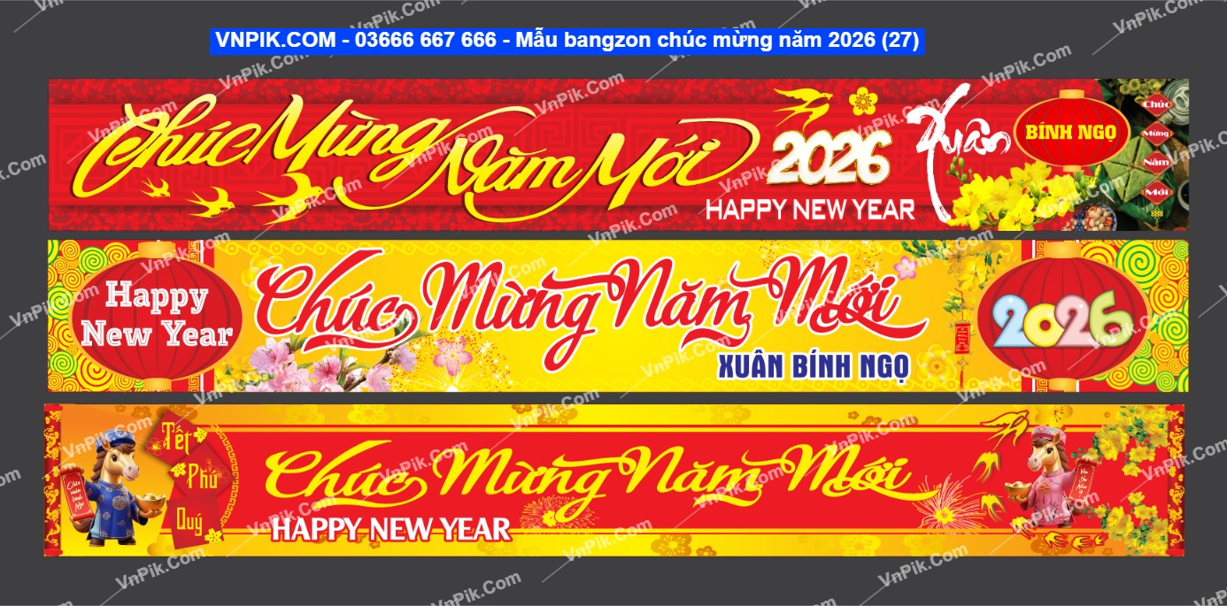Mẫu bangzon chúc mừng năm 2026 (27)