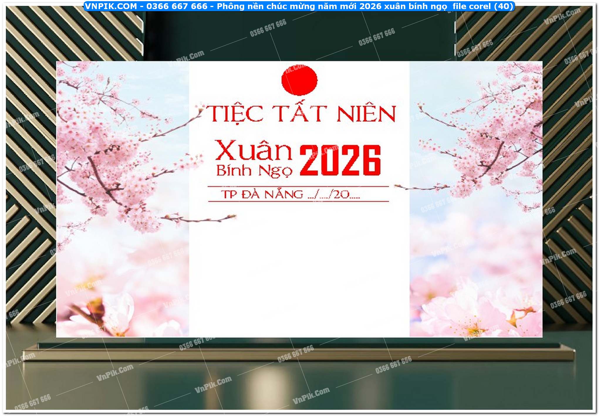 Phông nền chúc mừng năm mới 2026 xuân bính ngọ  file corel (40)