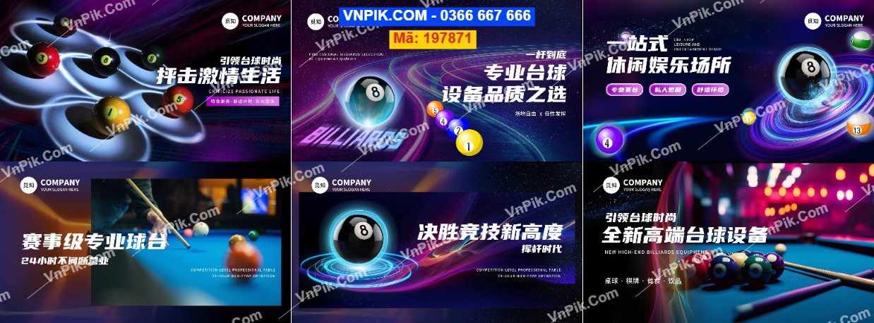 6 file Billiard – Bida – File photoshop mã 197871