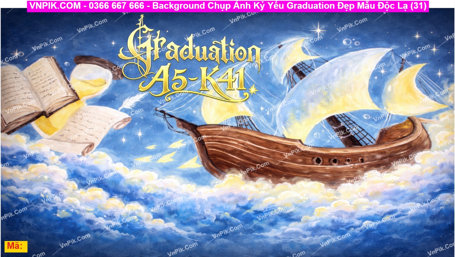 Background Chụp Ảnh Kỷ Yếu Graduation Đẹp Mẫu Độc Lạ (31)