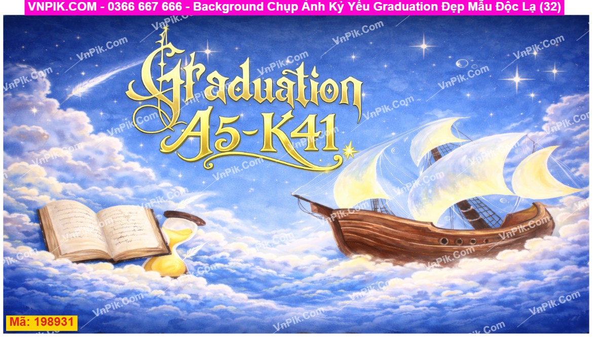 Background Chụp Ảnh Kỷ Yếu Graduation Đẹp Mẫu Độc Lạ (32)