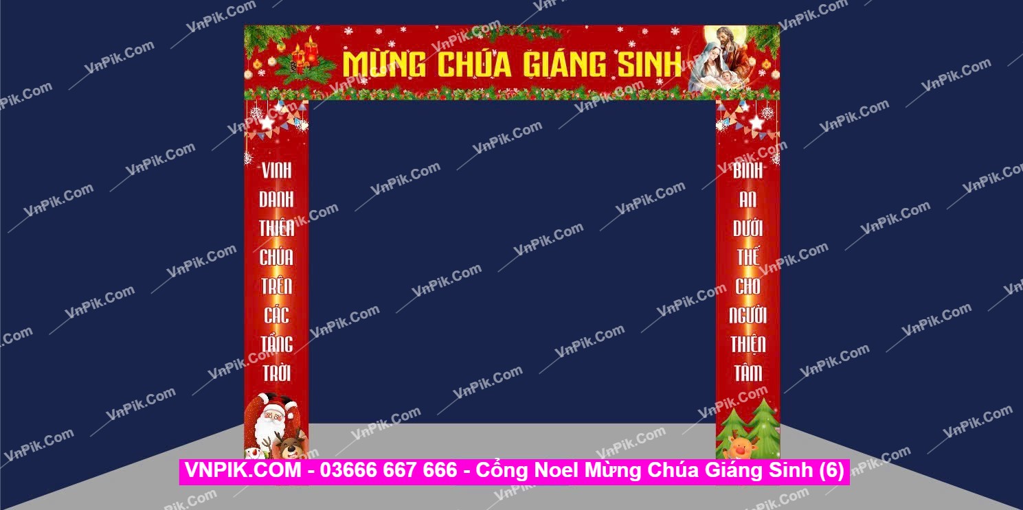 Cổng Noel Mừng Chúa Giáng Sinh (6)