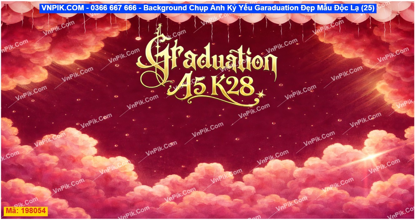 Background Chụp Ảnh Kỷ Yếu Graduation Đẹp Mẫu Độc Lạ (25)