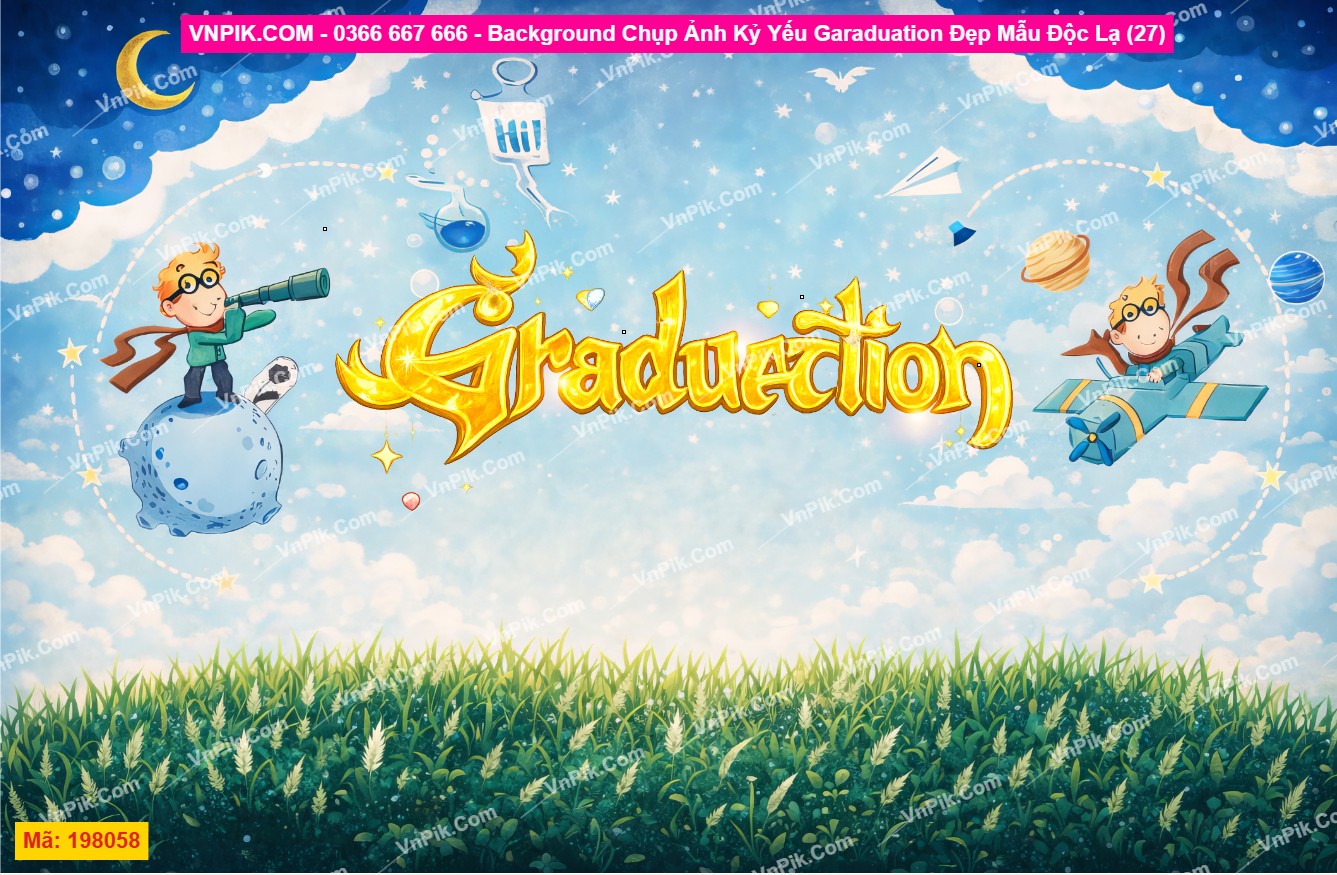 Background Chụp Ảnh Kỷ Yếu Graduation Đẹp Mẫu Độc Lạ (27)