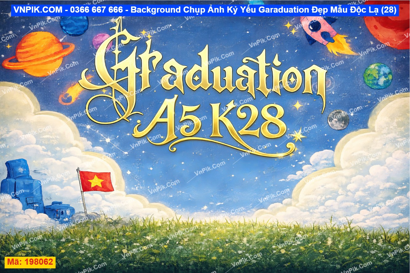 Background Chụp Ảnh Kỷ Yếu Graduation Đẹp Mẫu Độc Lạ (28)
