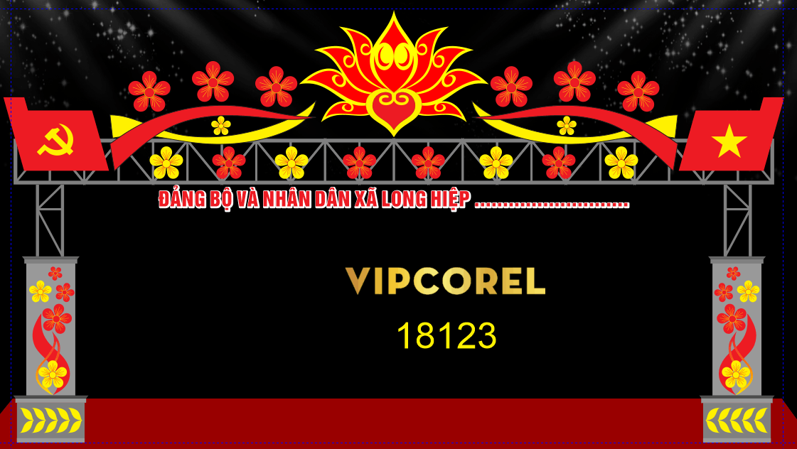 Market Chúc mừng năm mới 2026 file corel #566