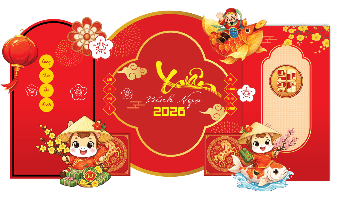 Market Chúc mừng năm mới 2026 file corel #578