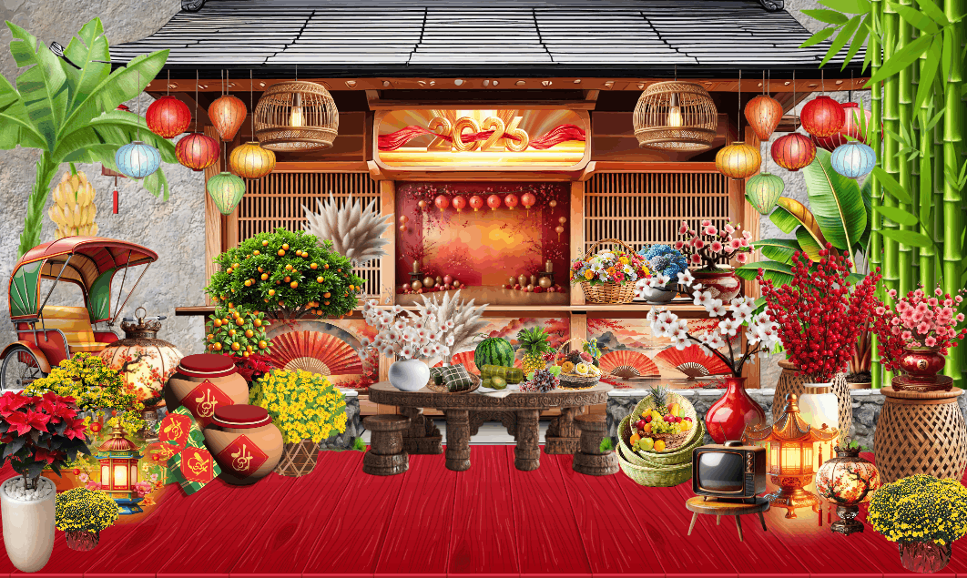 Market Chúc mừng năm mới 2026 file corel #590