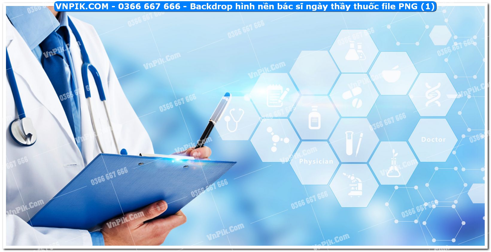 Backdrop hình nền bác sĩ ngày thầy thuốc file PNG (1)