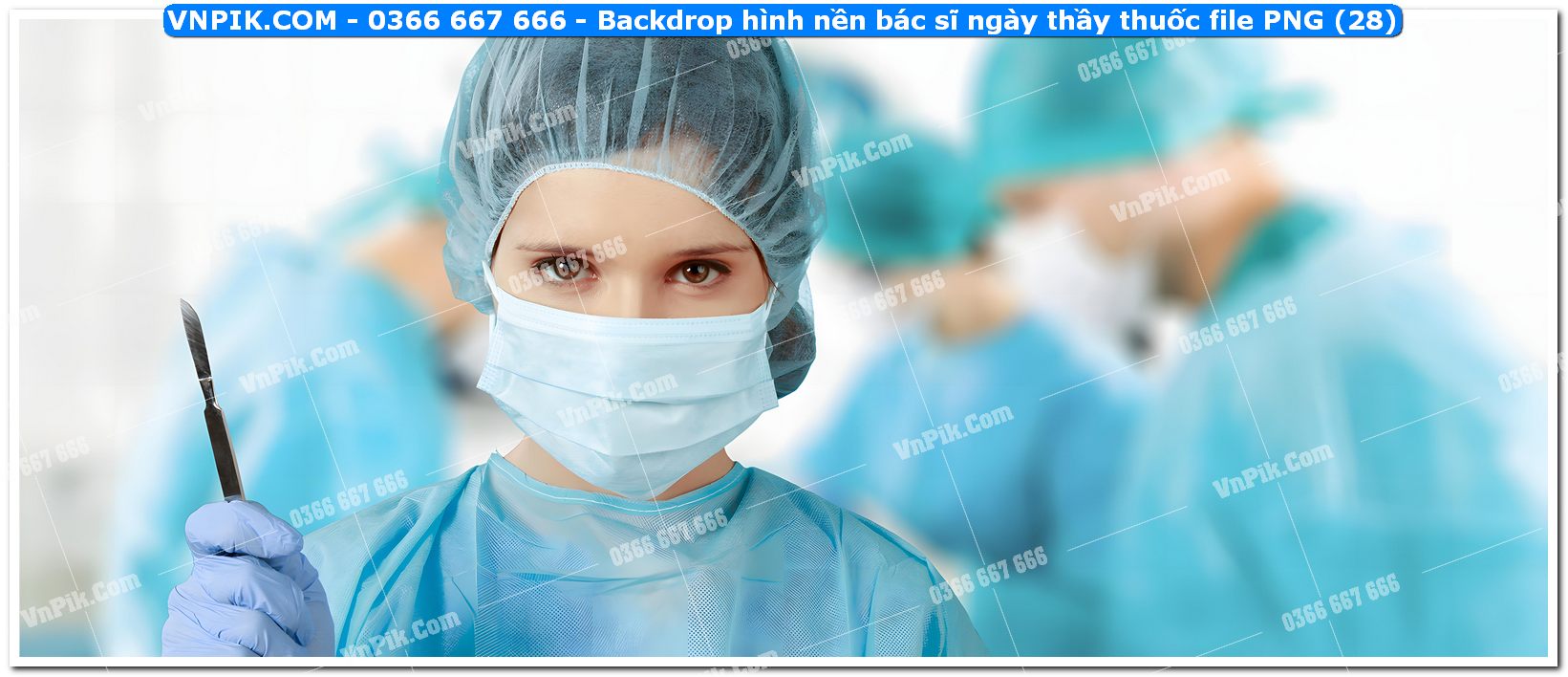Backdrop hình nền bác sĩ ngày thầy thuốc file PNG (28)