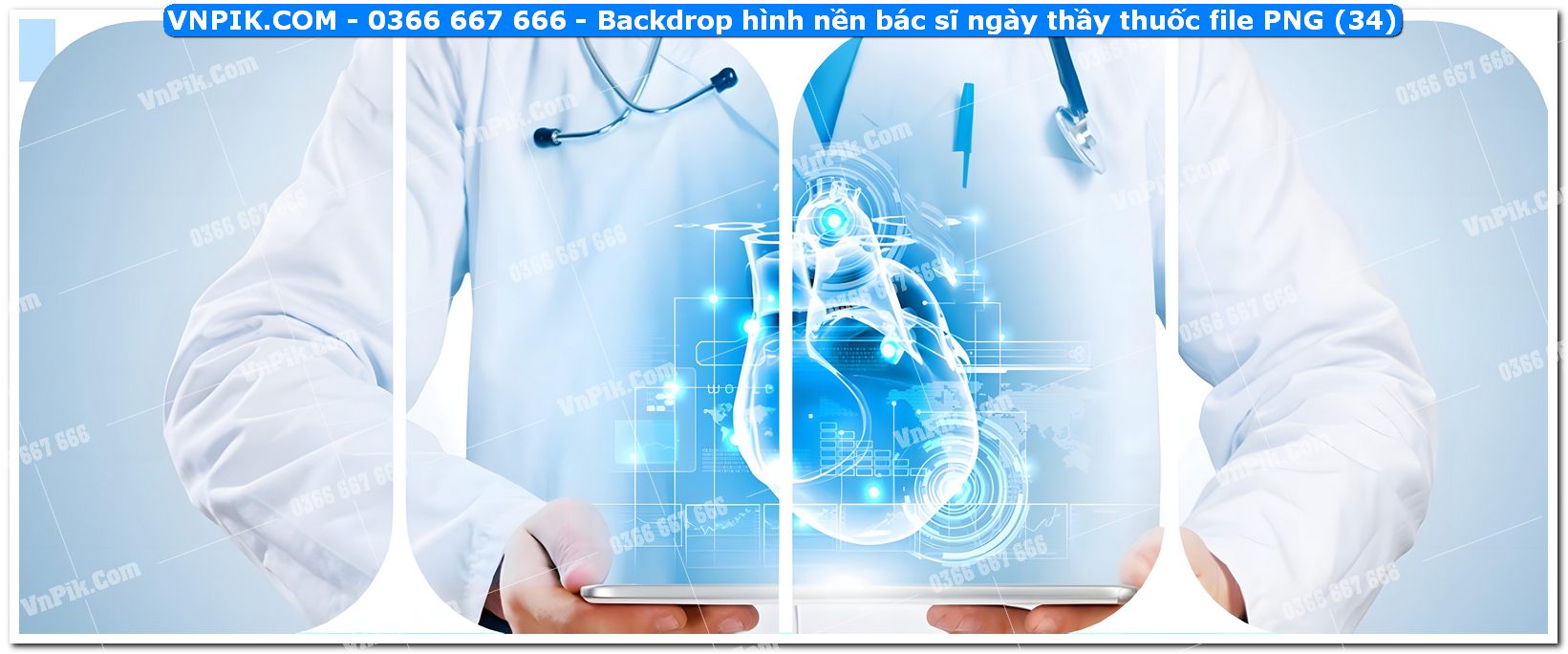 Backdrop hình nền bác sĩ ngày thầy thuốc file PNG (34)