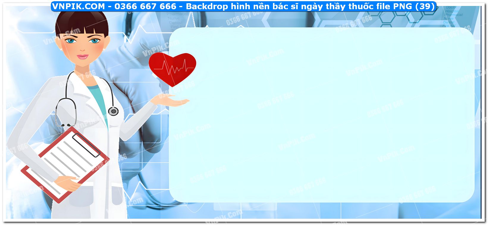 Backdrop hình nền bác sĩ ngày thầy thuốc file PNG (39)
