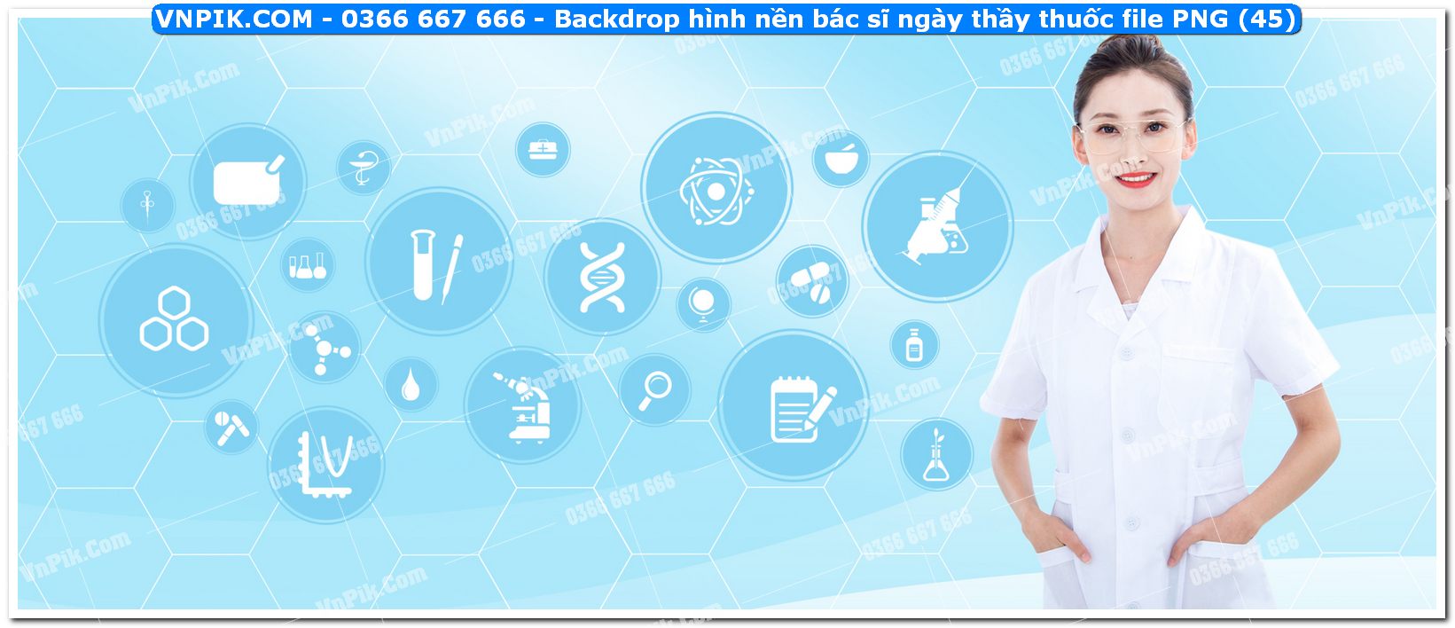 Backdrop hình nền bác sĩ ngày thầy thuốc file PNG (45)