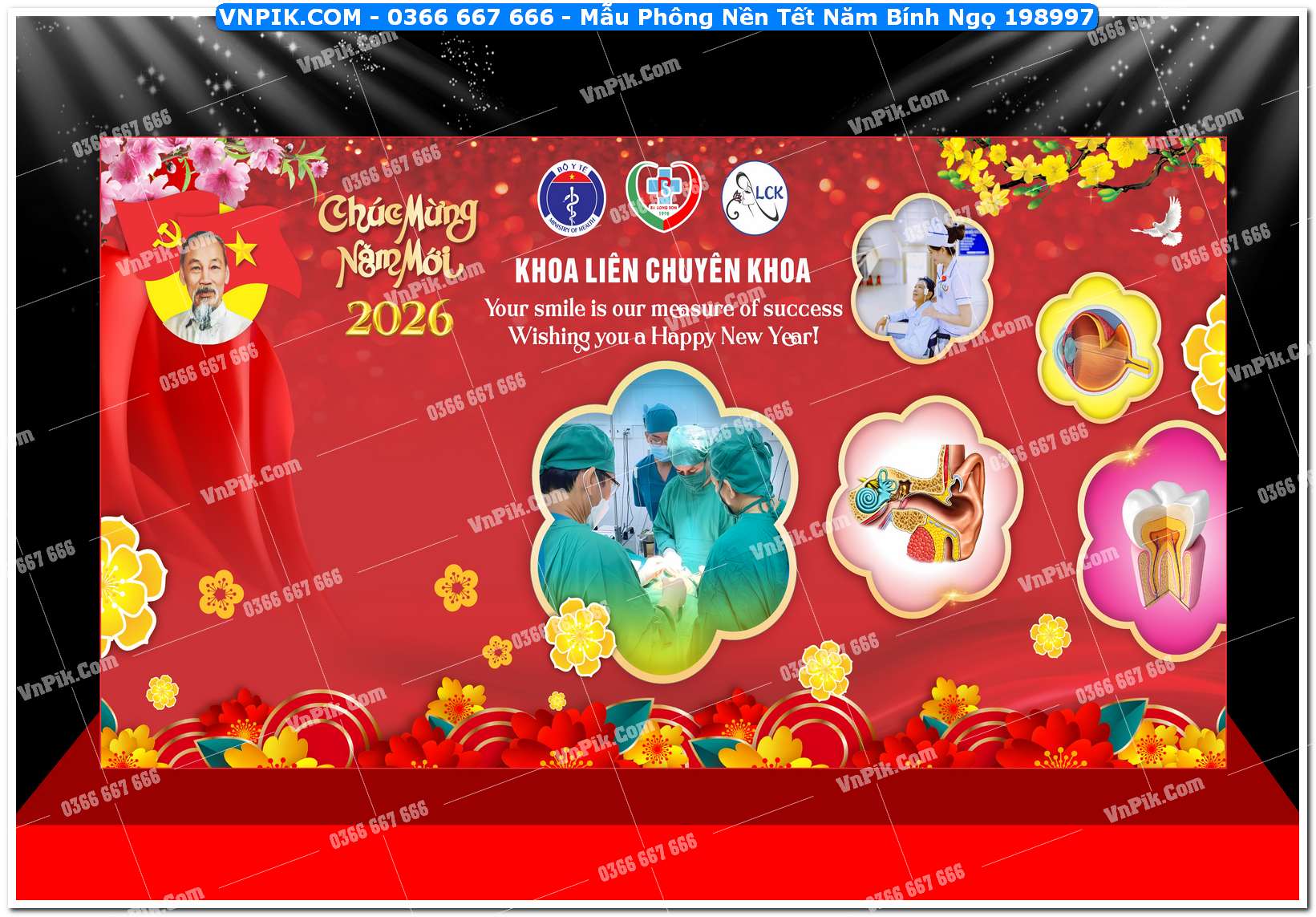 Mẫu Phông Nền Tết Năm Bính Ngọ 198997